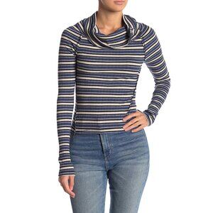 Free People, Cape Cod Thermal, Blue, Small, NWT